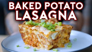 Loaded Baked Potato Lasagna From Bobs Burgers Binging With Babish