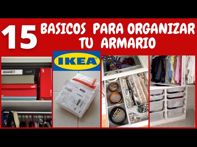 IKEA 15 BASICOS PARA ORGANIZAR TU ARMARIO TIPS, IDEAS 😉TE  SORPRENDERA