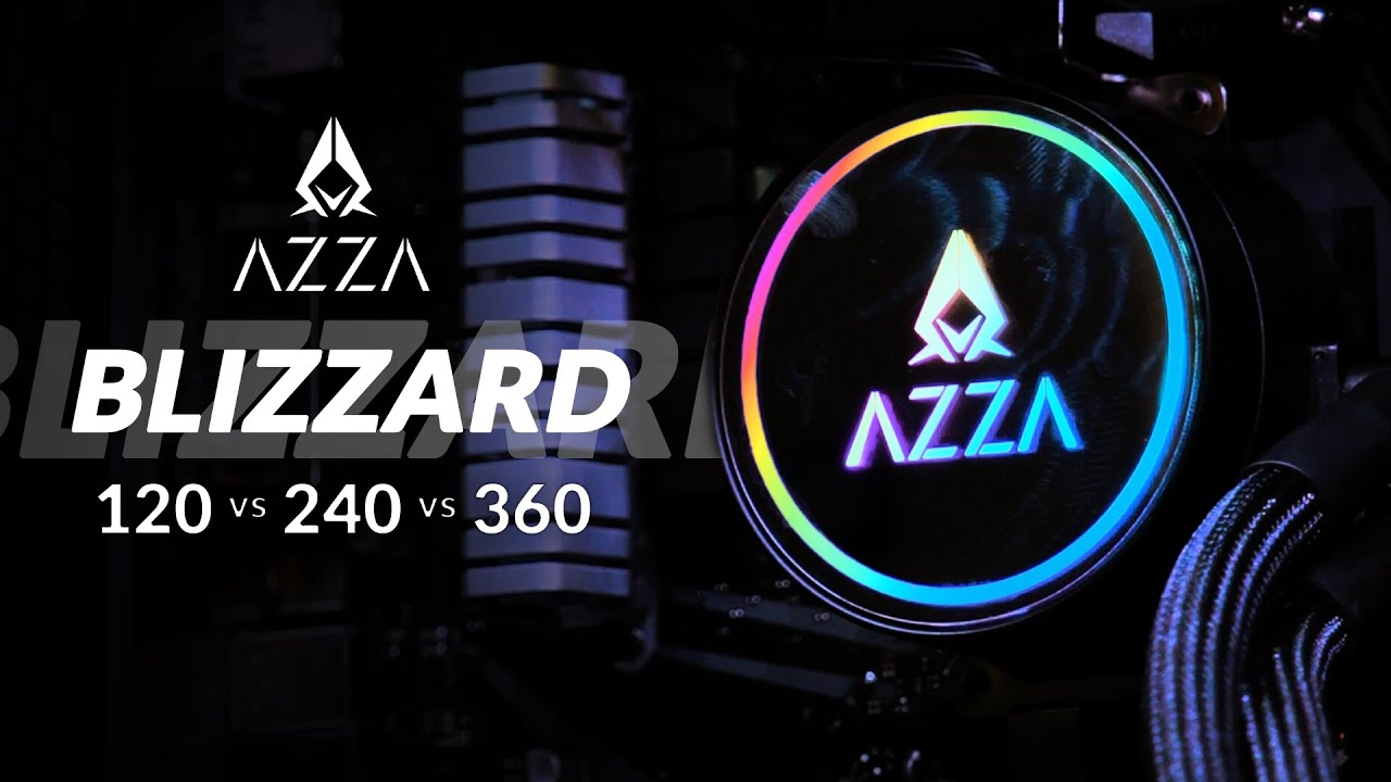 120mm vs 240mm vs 360mm | Azza Blizzard 