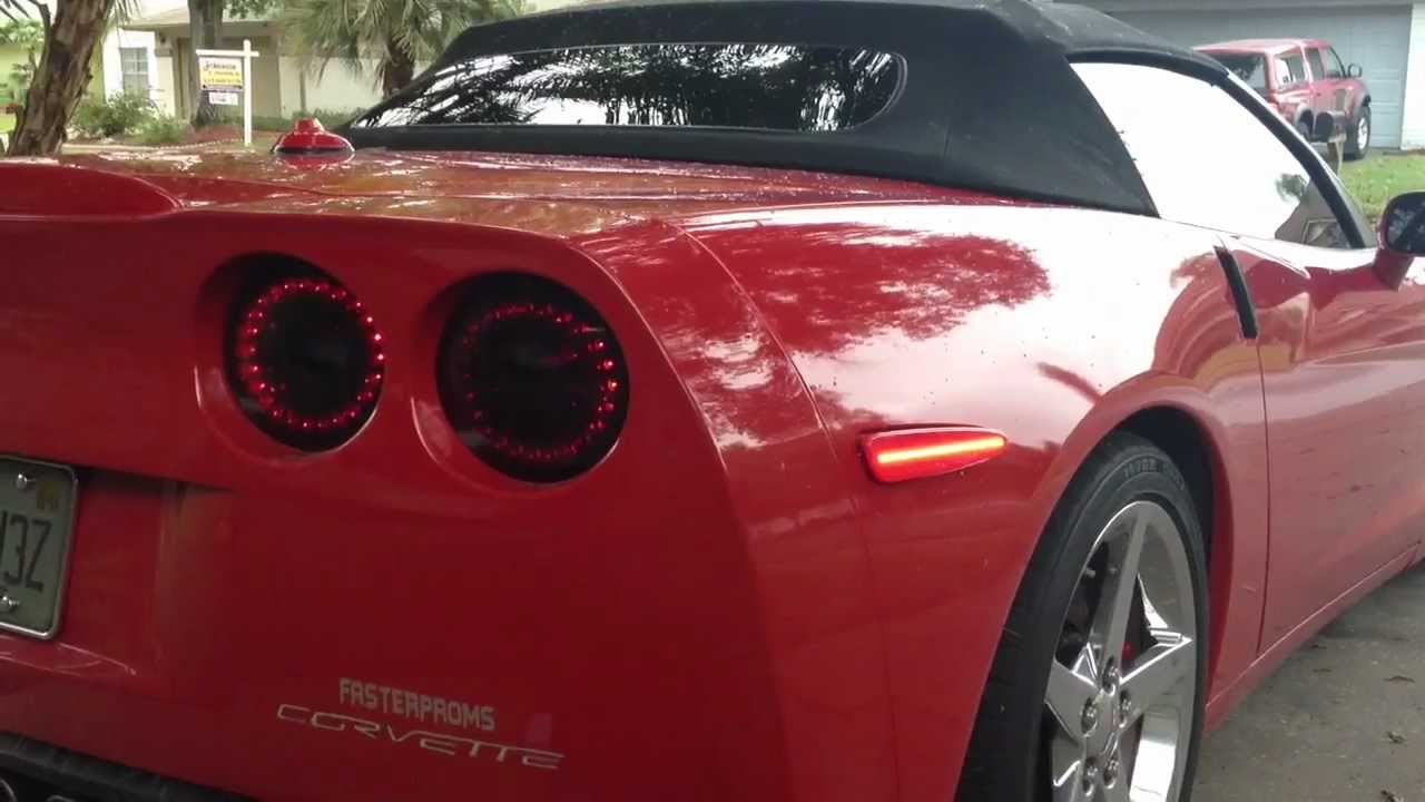 And side markers now blink on a C6 Corvette YouTube