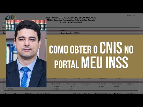 Como obter o CNIS no portal Meu INSS