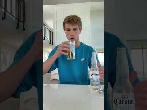 Chugging 10 drinks in 30 seconds: World’s fastest beer drinker 🍻 #shorts