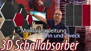 Schallabsorber 3D Set I Montageanleitung Sinn Und Zweck