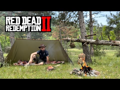 ვცხოვრობ როგორც კოვბოი ! RDR2 რეალურ ცხოვრებაში - დღე 1