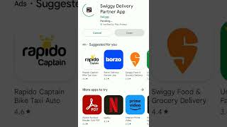 How to Install swiggy Delivery partner Aap || #shortsvideo #shots #swiggy screenshot 3