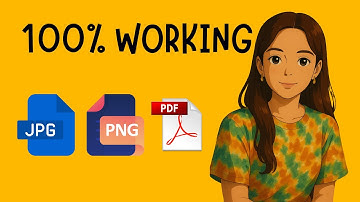 How To CONVERT JPG Or PNG To PDF File Using Google Docs - EASY