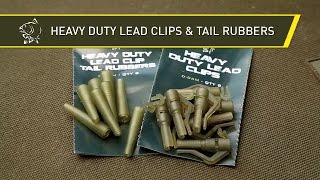 Nash heavy duty lead clip Tail rubbers carpfishing accesorios