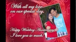 I created this video for my lovely wife on our 15th wedding
anniversary... happy anniversary!.. love you so much...god bless us...