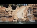 Water slides  unique landscaping  custom pools