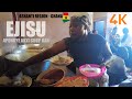 Aponkye Akyi Chop Bar at Ejisu Kumasi Ghana 4K