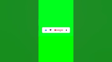 Green Screen Like and Subscribe Button (No Copyright) | Bell Icon #shorts #subscribe