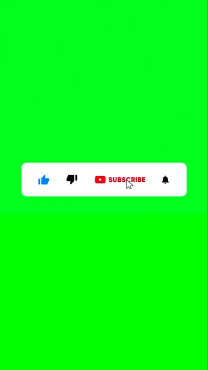 Green Screen Like and Subscribe Button (No Copyright) | Bell Icon #shorts #subscribe