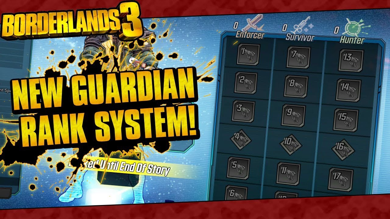 Borderlands 3 Guardian Rank System! New Player Bonuses YouTube