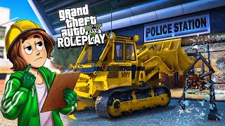 CORRUPT CONSTRUCTION WORKERS DESTROY THE PD - GTA RP