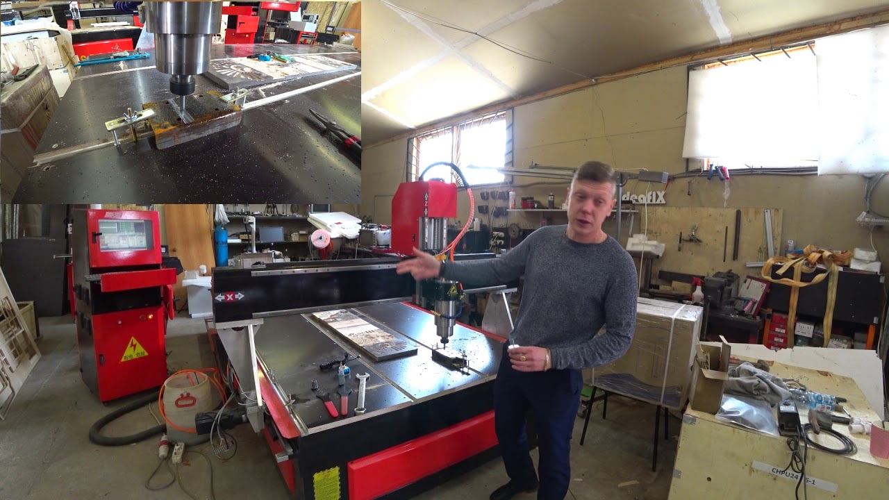 ЧПУ фрезерный станок, 3д сканер, 350мм Z, фрезеровка стали и цветмет ...