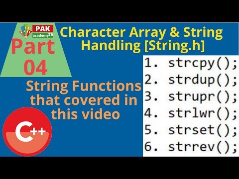 String Handling in c++ [Part 04] | c++