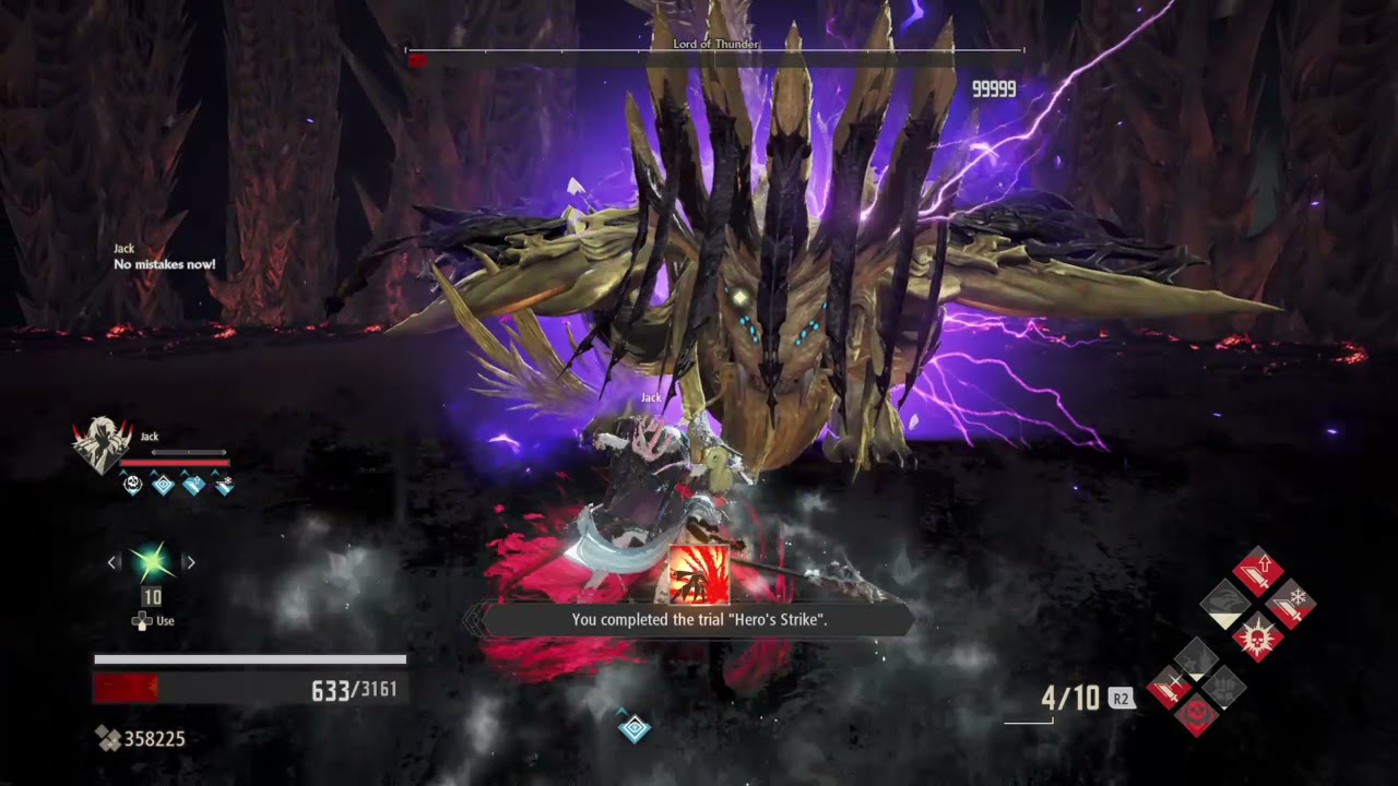 Code Vein Lord of Thunder 99999 Dmg Hit