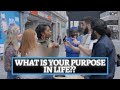 MUSLIM ASKS 3 GIRLS PURPOSE OF LIFE - LONDON