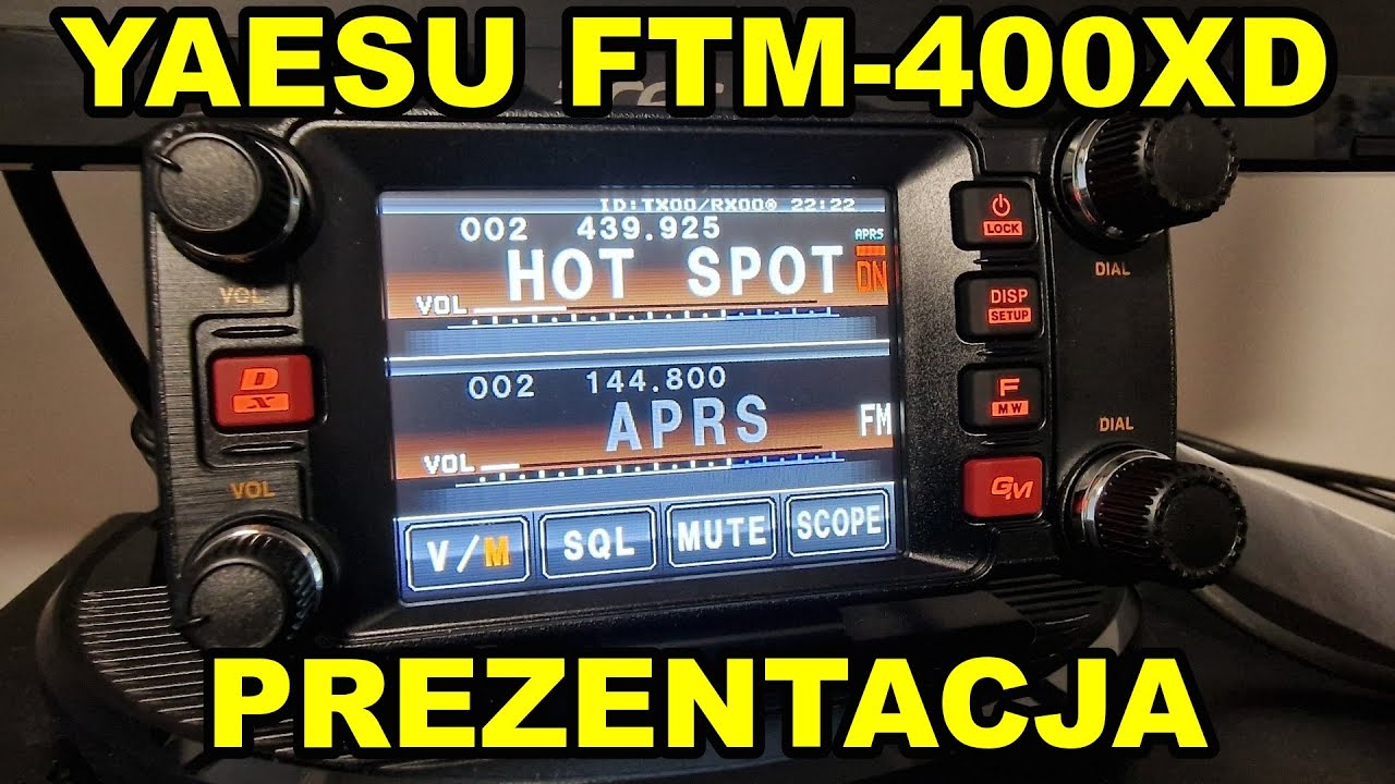Radiotelefon YAESU FTM-400XD Prezentacja ( unboxing )
