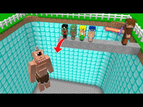 ÖLÜRSEN TEPEGÖZ ÇUKURUNA DÜŞERSİN! 😱 - Minecraft