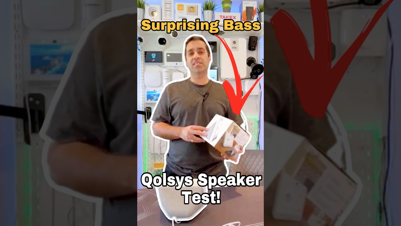 Qolsys Panel Bluetooth Speaker Review: Surprising Bass from a 6W Subwoofer!