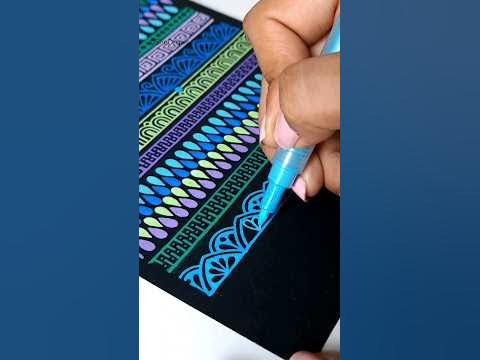 Cool themed mandala art | She Draws | #shorts - YouTube