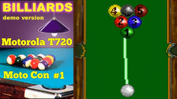 Billiards (Demo) for Motorola T720 [by Motorola 2002]