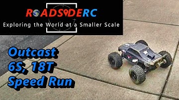 How Fast is the Arrma Outcast/Notorious 6S??  18T, 6S Speed Run