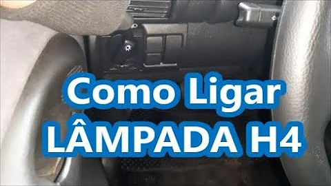 Como ligar a lâmpada H4?
