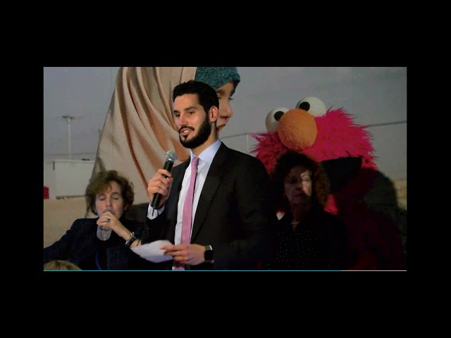 Hassan Jameel speech for Action for Refugee Education class=