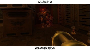 Quake 2 Campaign Part 5 (Warehouse) Played on Hard