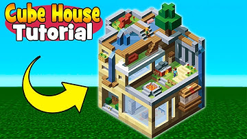 Minecraft Tutorial: How To Make A Creative Cube House