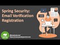 Spring Security - Email verification registration