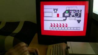 Quick Thinking Robot Tables on a Commodore 64 with commentary