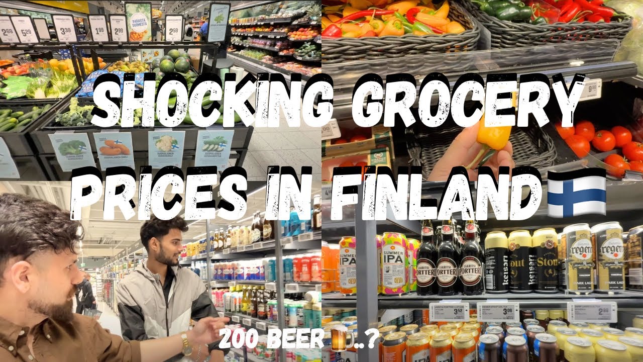 Shocking Grocery Prices in Finland 😍🇫🇮 (You Won’t Believe This)😱