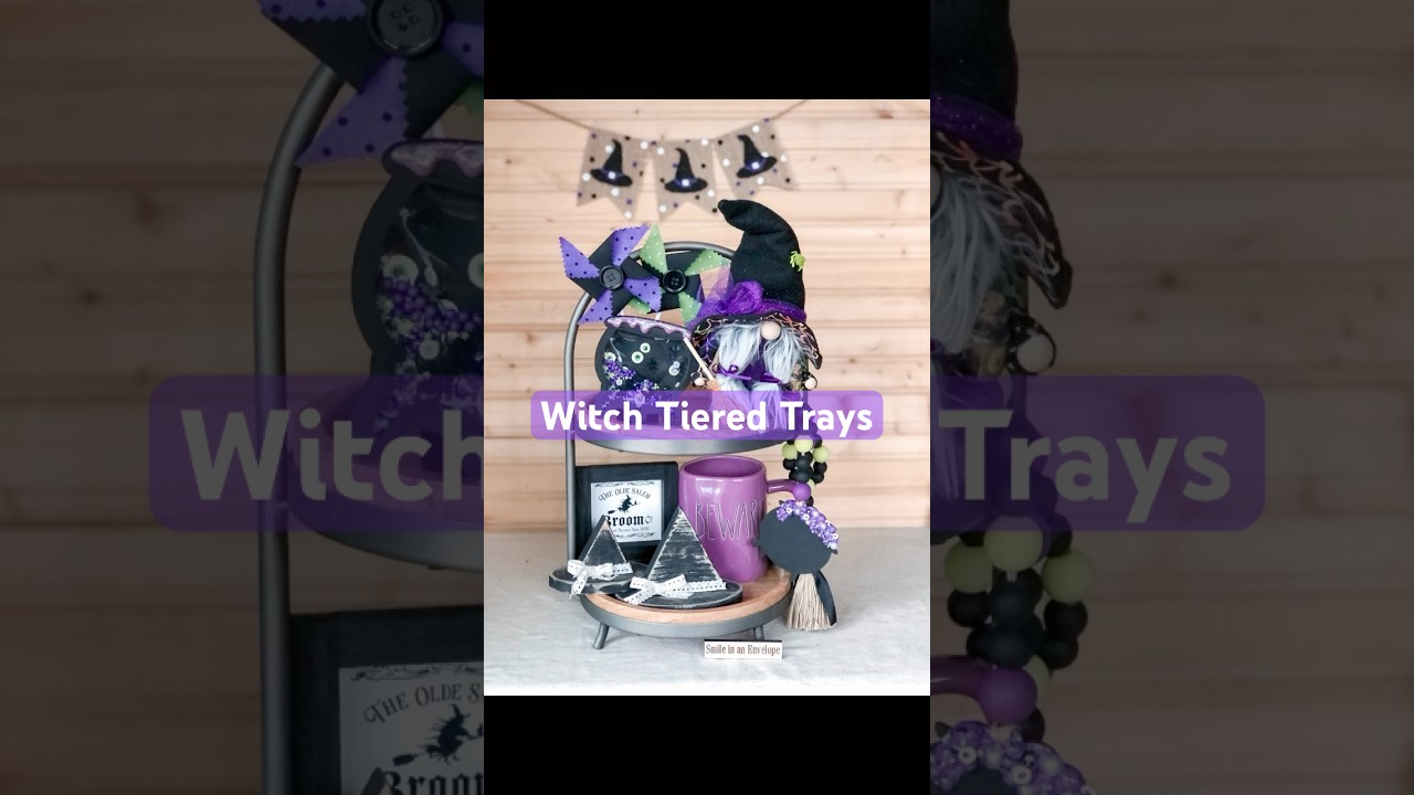 Witch tiered trays 