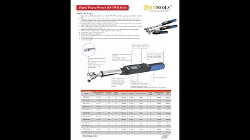 Cần Siết Lực Điện Tử HDTOOLS HD-TW/K | Hiển Thị Kỹ Thuật Số, Báo Rung – Đèn – Âm Thanh