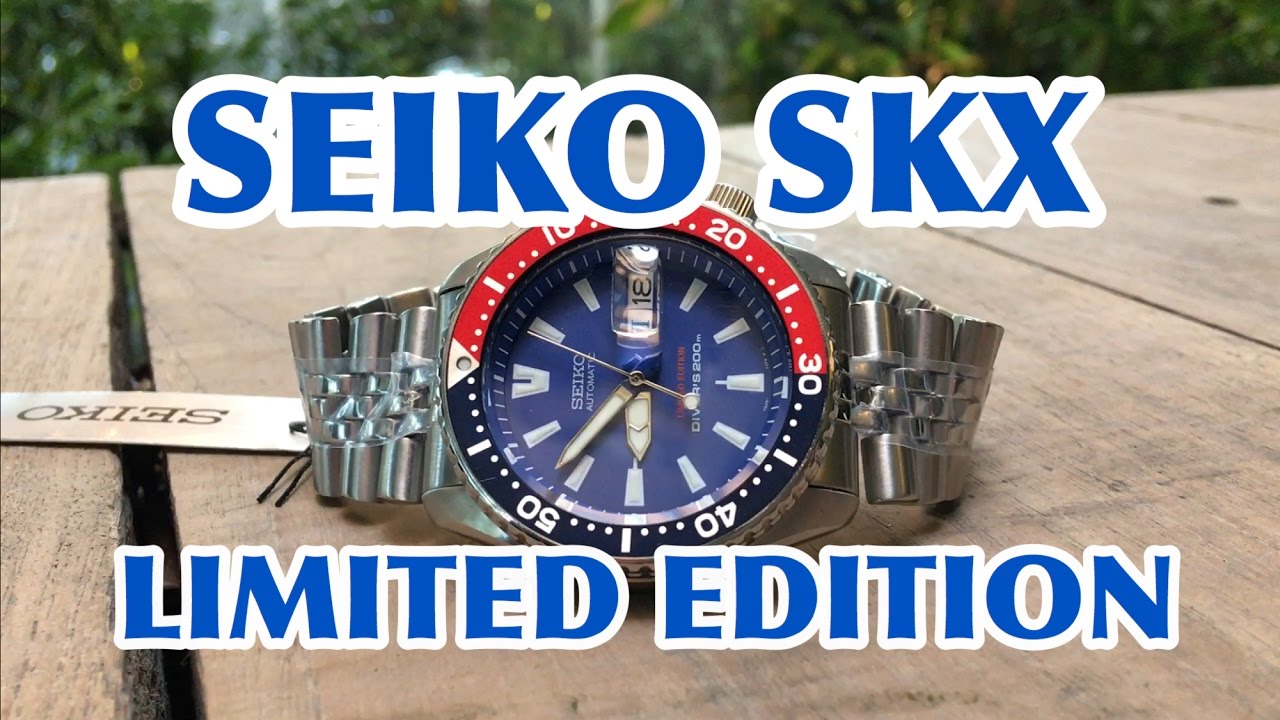 SEIKO SKXA65K LIMITED EDITION DIVING WATCH - YouTube