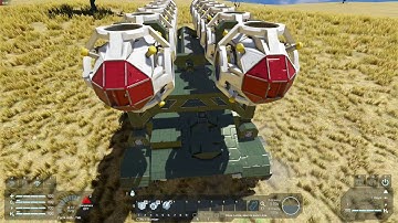 Space Engineers 2K11 Krug with GPS Guided Cluster Missiles