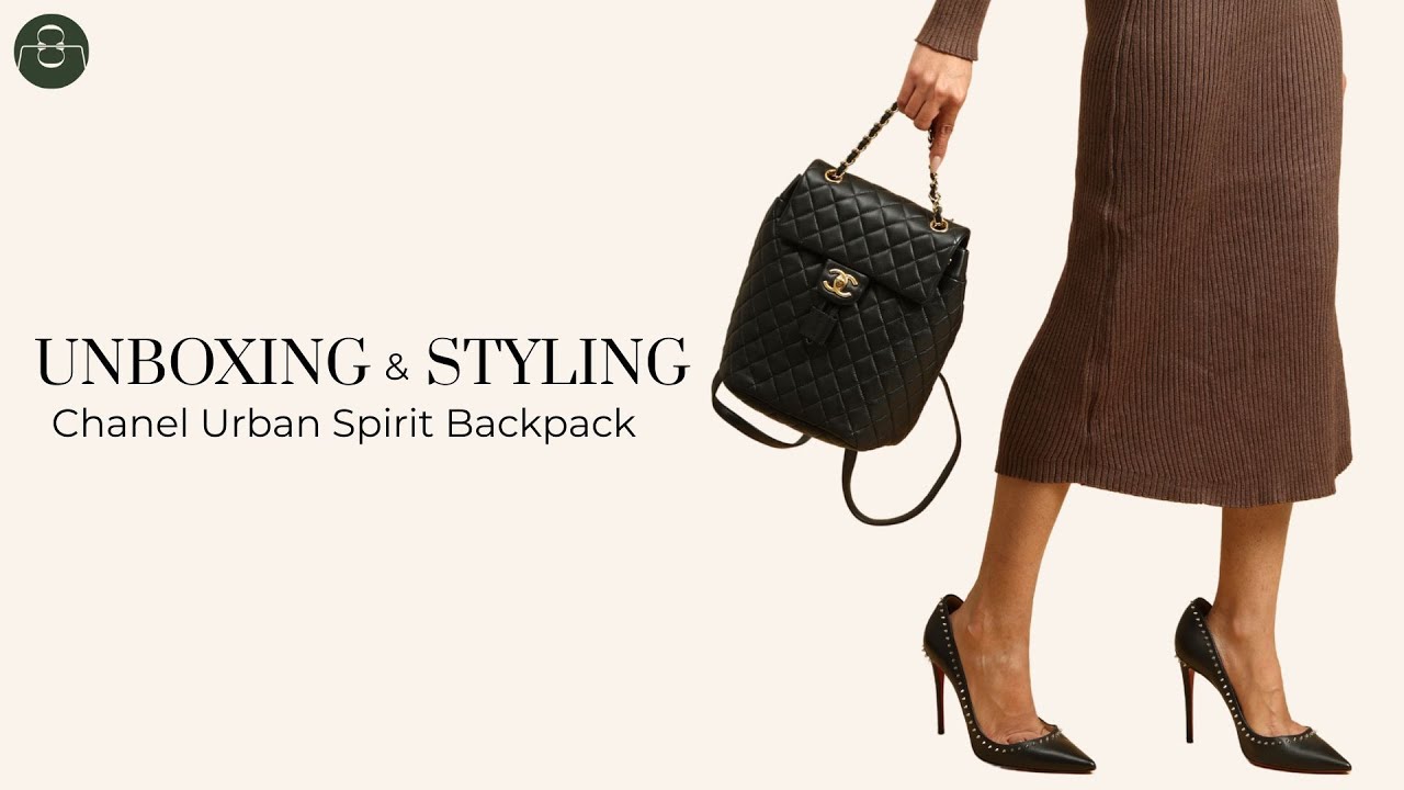 UNBOXING & STYLING Chanel Urban Spirit Backpack | Confidential