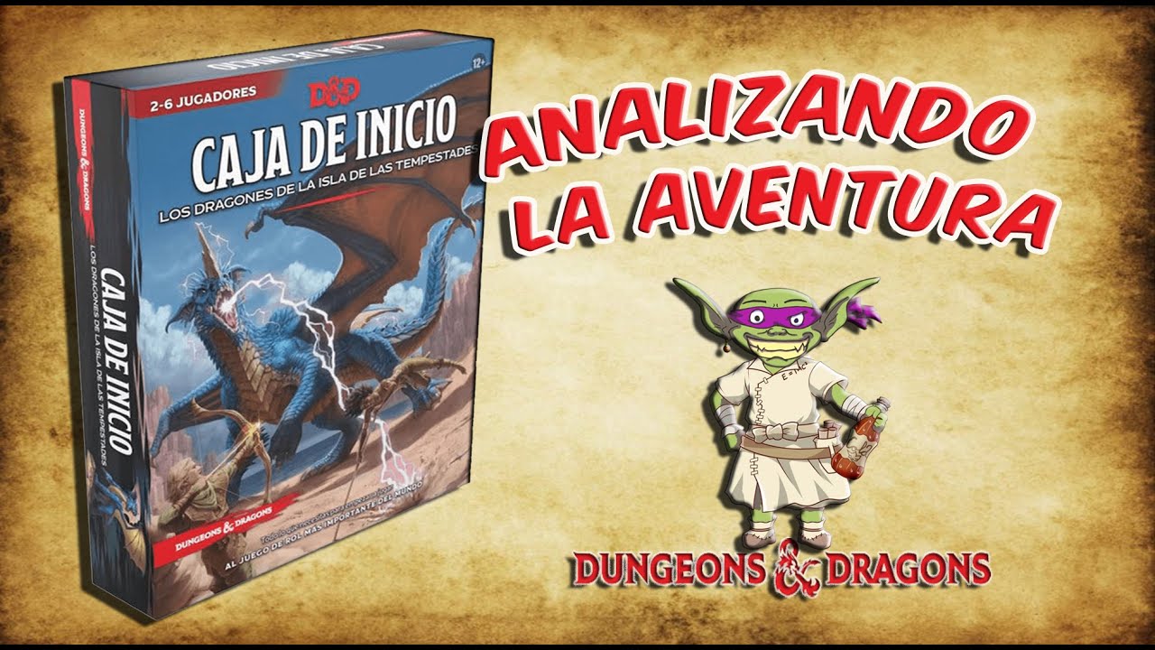 Dungeons & Dragons – Scatola Iniziale: I Draghi Dell'Isola Delle Tempeste (Versione Spagnola), Gioco Di Ruolo Per 2-6 Giocatori