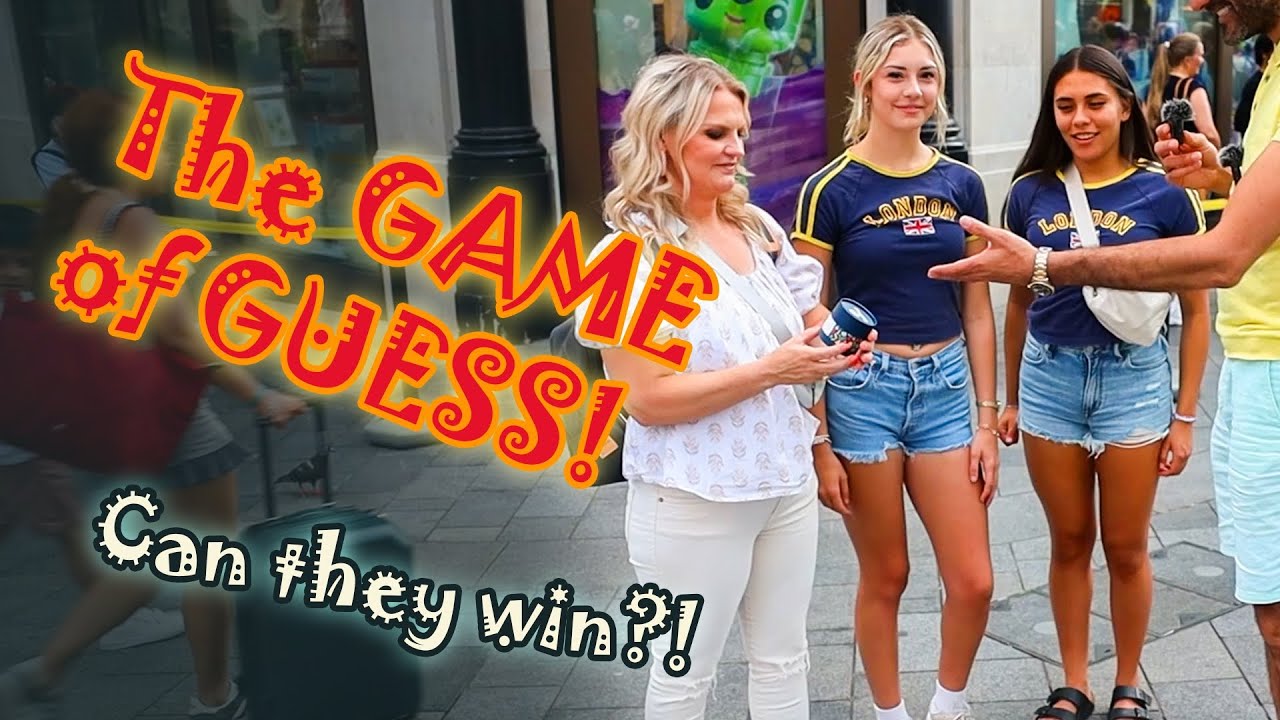Asking people if they can guess what's inside the box!