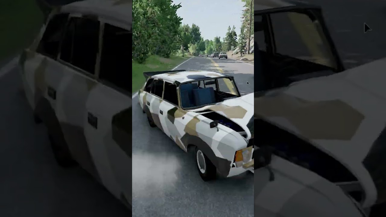 АВАРИЯ ИЖ В Хлам | BeamNG Drive | 