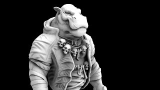 Sculpting Hippo in Zbrush | Timelapse Sculpting Hippo in Zbrush | Timelapse