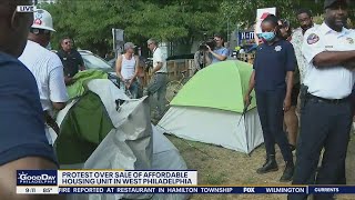 Encampment protesting sale of West Philadelphia affordable housing unit shut down by police
