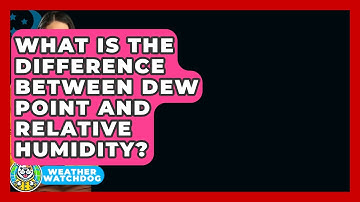 What Is The Difference Between Dew Point And Relative Humidity? - Weather Watchdog