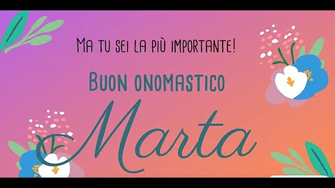 Cosa vuol dire il nome Marta?