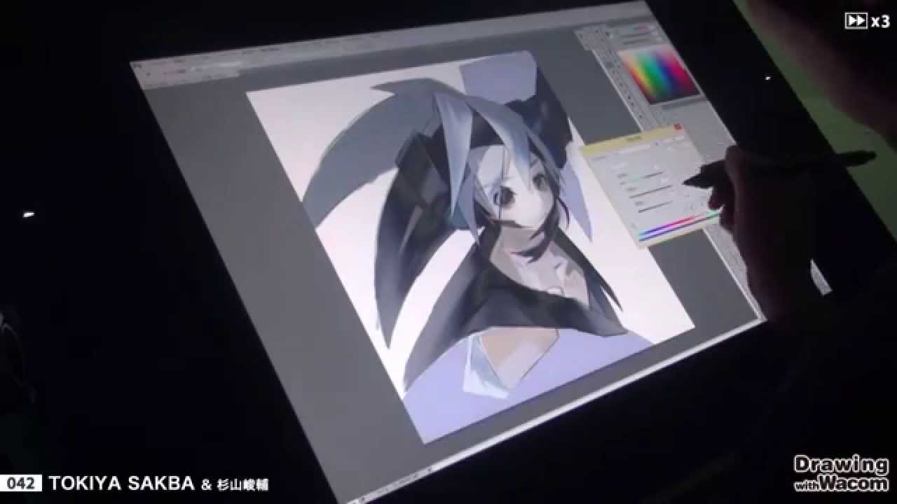 イラストレーター Tokiya Sakba グラフィックデザイナー Vj 映像ディレクター杉山峻輔 Drawing With Wacom Dww Youtube