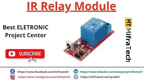 IR Relay Module - Mifratech#bestrelayprojects#besthardwareprojects#arduionproject#latsetDroneproject