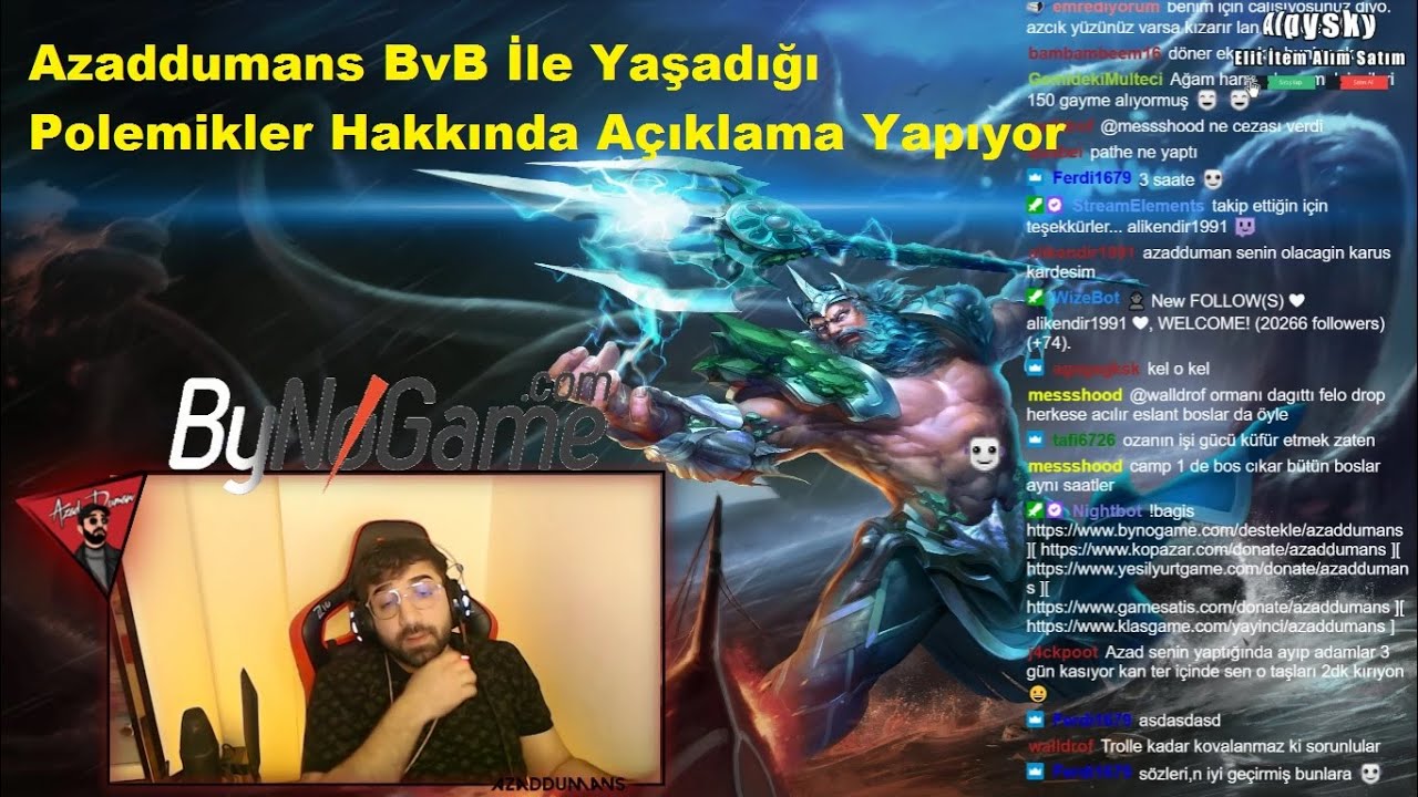 Azaddumans BvB İle Yaşadığı Polemik İle İlgili Açıklama Yapıyor ...